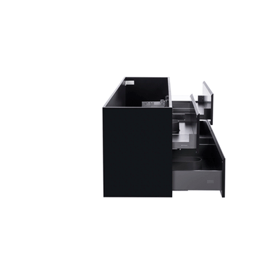 *Clearance* Alles Plus 1800mm Wall Hung Vanity Cabinet | Satin Black |