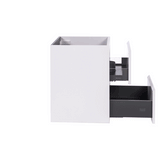 *Clearance* Alles Plus 600mm Wall Hung Vanity Cabinet | Satin White |