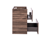 *Clearance* Alles Plus 600mm Floor Standing Vanity Cabinet | Legna Noir Woodgrain |
