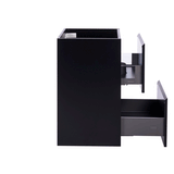 *Clearance* Alles Plus 600mm Floor Standing Vanity Cabinet | Satin Black |