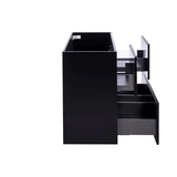 *Clearance* Alles Plus 1200mm Floor Standing Vanity Cabinet | Satin Black |