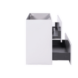 *Clearance* Alles Plus 900mm Floor Standing Vanity Cabinet | Satin White |