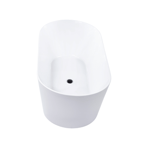 Brighton Slim 1700mm Oval Freestanding Bath, Gloss White *Clearance Stock*