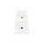 Una 1500mm Vanity Top with Double Sink and 1 Tap Hole | Gloss White |