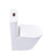 Viano Rimless Back to Wall Toilet Suite | Gloss White |
