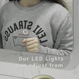 *Clearance* Arco Arch 1000mm x 1000mm Backlit LED Mirror with Polished Edge and Demister