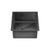 Retto 450mm x 450mm x 230mm Stainless Steel Sink | Brushed Gun Metal (black) |