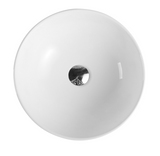 Oasis Slim MK2 Round 400mm Above-Counter Basin, Gloss White