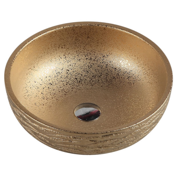 Artemis Gold S-Rim 410mm Basin | Above Counter |