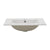 Una 600mm Vanity Top with 1 Tap Hole | Gloss White |