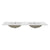 Una 1500mm Vanity Top with Double Sink and 1 Tap Hole | Gloss White |