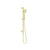 Nero Mecca Rail Shower with Air Shower | Brushed Gold |