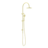 Nero Mecca Twin Shower with Air Shower | Brushed Gold |
