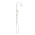 Nero Mecca Twin Shower with Air Shower | Brushed Nickel |