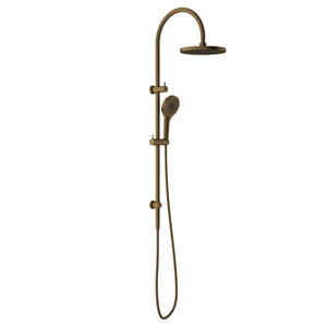 Nero Mecca Twin Shower with Opal Shower | Brushed Bronze |