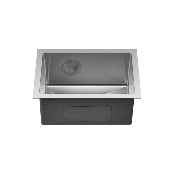Retto 290mm x 450mm x 230mm Stainless Steel Sink | Brushed Nickel |