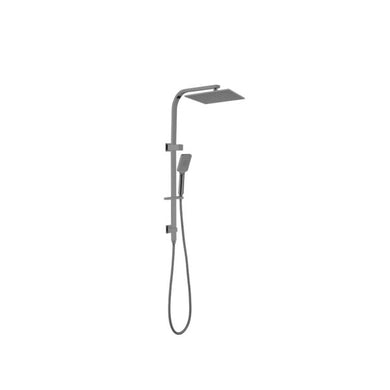 Nero Celia/Bianca Twin Shower Set Square Head | Gun Metal |