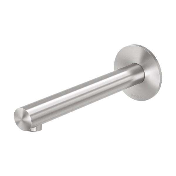 Phoenix Vivid Slimline SS 316 Wall Basin/ Bath Outlet 180mm, Stainless Steel