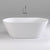 Brighton 1400mm Oval Freestanding Bath, Gloss White