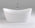Sorriso 1700mm Double High Back Freestanding Bath, Matte White *Clearance Stock*