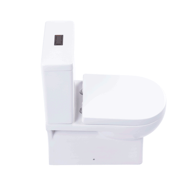 Stan Back to Wall Toilet Suite, Gloss White