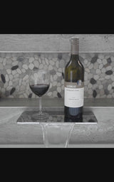 Cascada Shelf Waterfall Bath Spout, Polished Chrome