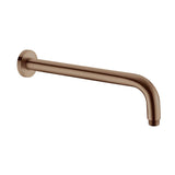 Nero Round Shower Arm | Brushed Bronze |