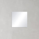 Rectangular Frameless Mirror with Bevelled Edge