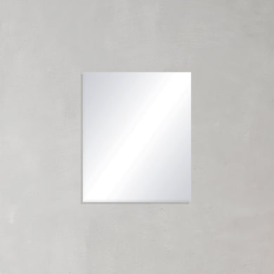 Rectangular Frameless Mirror with Bevelled Edge