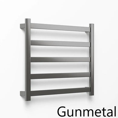 Soft Square 5 Bar Towel Ladder Available in Heated and Non Heated | 6 Colours and 5 Sizes Available |