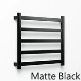 Soft Square 5 Bar Towel Ladder Available in Heated and Non Heated | 6 Colours and 5 Sizes Available |