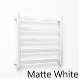 Soft Square 5 Bar Towel Ladder Available in Heated and Non Heated | 6 Colours and 5 Sizes Available |