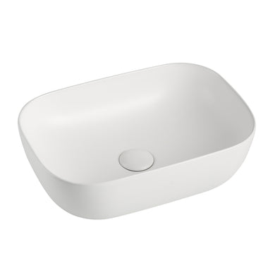 *Clearance* Julio 455mm x 325mm Above-Counter Basin, Matte White