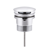 Dome Pop Up Waste, Universal 32mm/40mm, Suits Overflow and Non-Overflow, Polished Chrome