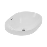 Kao 54S Semi-Inset 590mm x 400mm Basin | Gloss White |