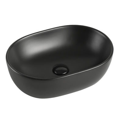 Capsula 480mm x 350mm Above-Counter Basin, Matte Black