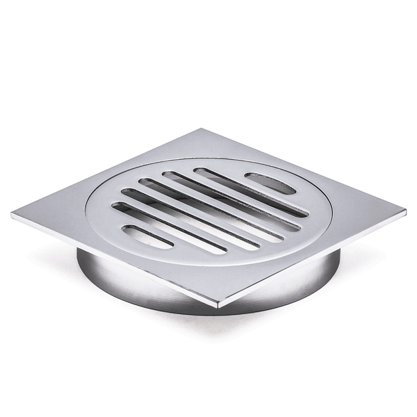 Floor Drain with Classic Insert - Floor Waste | 100mm Outlet, Chrome |