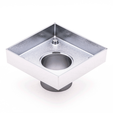 Brass Tile Insert Floor Waste | 50mm Outlet, Polished Chrome