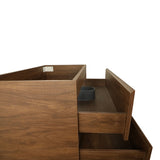 Alles 900mm Wall Hung Vanity Cabinet | Acacia Ash Woodgrain |