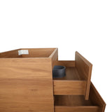 Alles 600mm Wall Hung Vanity Cabinet | Villara Oak Woodgrain |