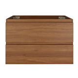 Alles 750mm Wall Hung Vanity Cabinet | Villara Oak Woodgrain |