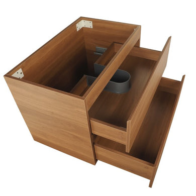 *Clearance* Alles 750mm Wall Hung Vanity Cabinet | Villara Oak Woodgrain |