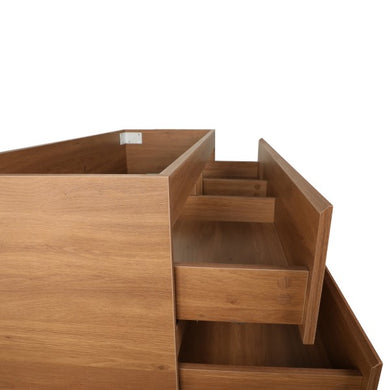 *Clearance* Alles 1200mm Wall Hung Vanity Cabinet | Villara Oak Woodgrain |