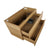 Alles 900mm Wall Hung Vanity Cabinet | Alba Oak Woodgrain |