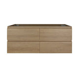 Alles 1200mm Wall Hung Vanity Cabinet | Alba Oak Woodgrain |
