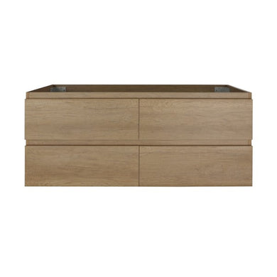 *Clearance* Alles 1200mm Wall Hung Vanity Cabinet | Alba Oak Woodgrain |