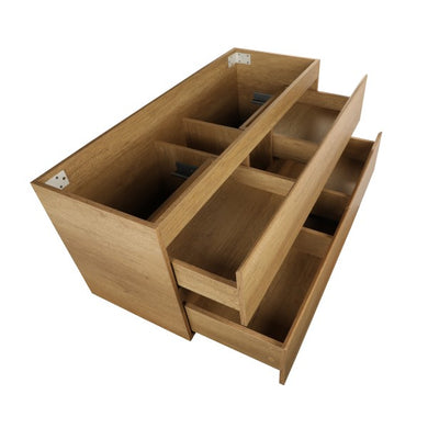 *Clearance* Alles 1200mm Wall Hung Vanity Cabinet | Alba Oak Woodgrain |