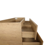 Alles 1200mm Wall Hung Vanity Cabinet | Alba Oak Woodgrain |