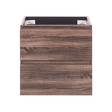 *Clearance* Alles Plus 600mm Wall Hung Vanity Cabinet | Legna Noir Woodgrain |