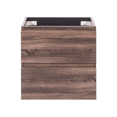 *Clearance* Alles Plus 600mm Wall Hung Vanity Cabinet | Legna Noir Woodgrain |